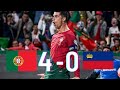 Résumé du match de Portugal vs  liechtenstein
