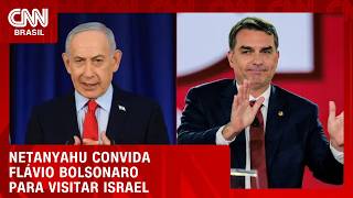 Vídeo: Netanyahu convida Flávio Bolsonaro para visitar Israel | CNN 360°