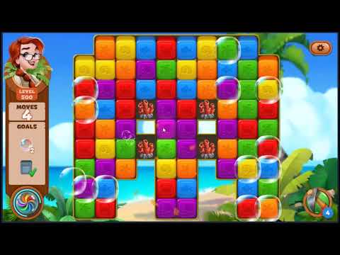 Lost Island Blast Adventure Level 500 - NO BOOSTERS 🏝️ | SKILLGAMING ✔️