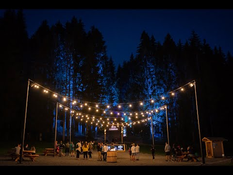 Alta Lumina in Les Gets - AMAZING light show!