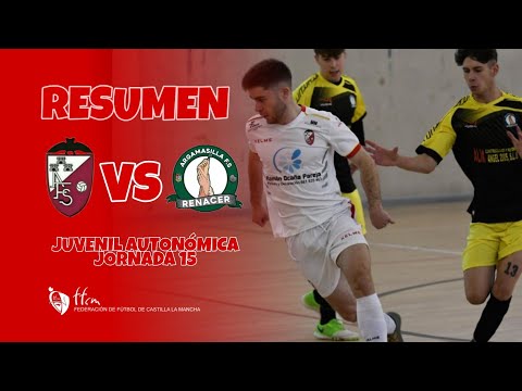 Resumen Juvenil Autonómica Albacete FS - FS Renacer Argamasilla (8-5) Jornada 15