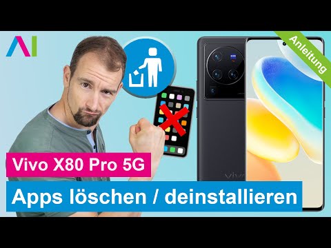 Vivo X80 Pro 5G - Apps löschen / Apps deinstallieren • 📱 • 🔲 • 🚮 • Anleitung | Tutorial