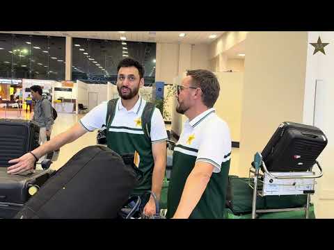 Welcomed in Sri Lanka 🇱🇰🛬 Pakistan team travels for the ICC Men's T20 World Cup 2026 🏏