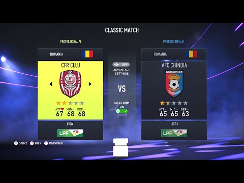 Fifa 22 Romanian Liga 1 Ratings & Kits