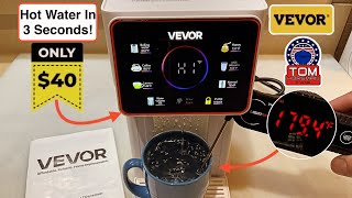 Hot Water In 3-Seconds! / VEVOR Hot Water Dispenser Review! / Only $40.00!