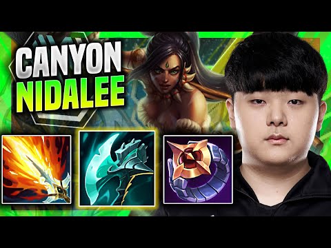 CANYON GETS RANK 1 IN EUW! - DWG Canyon Plays Nidalee JUNGLE vs Kayn! | Season 11