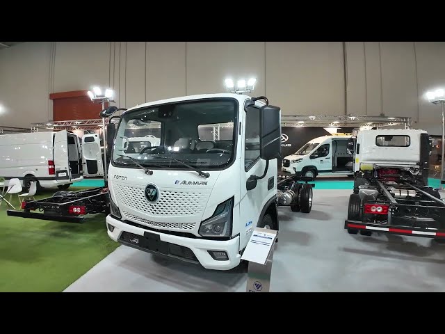 video of Foton ELE4 eAumark Refrigerated truck chassis 4x2 electric truck Ukraine European Standard Charging