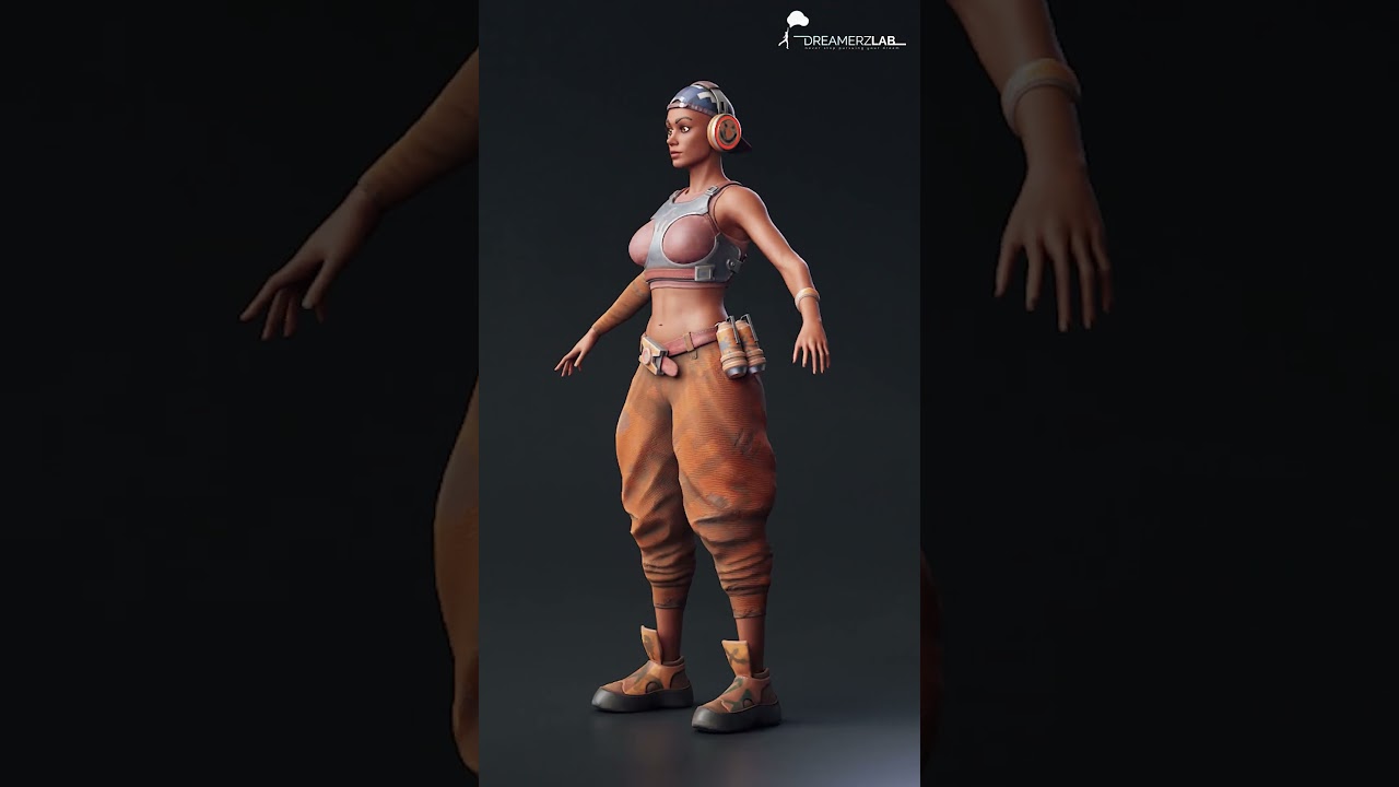 Female soldier character concept
