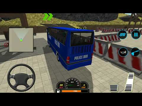US Police Bus Mountain Driving Simulator - Bus Simulator Android Gameplay
