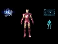 HOLOGRAM VIDEO Iron Man for one side pyramid