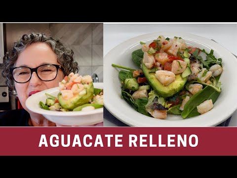 Aguacates (Palta) Rellenos con Ensalada de Camarones (Keto) | The Frugal Chef
