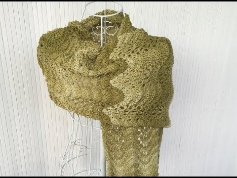 Wave Scarf | SUPER EASY Knitting | Woolly Hugs BANDY