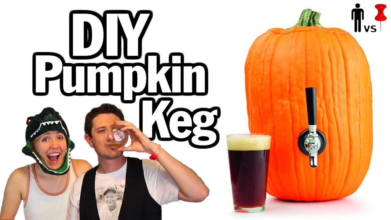 DIY Pumpkin Keg w/ Hannah Hart - Man Vs.Pin #36