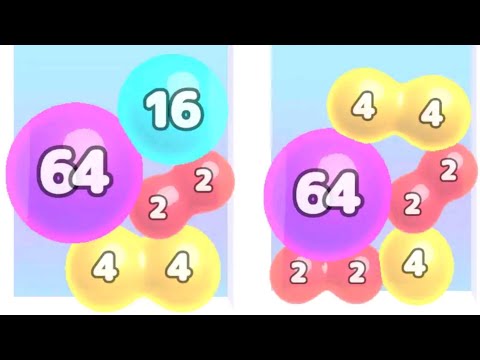 Melty Bubble - Jiggly Jelly 2048 (Merge Numbers Blob) Gameplay Walkthrough - Max LEVEL