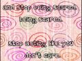 Avril Lavigne - Stop Standing There (Lyrics)