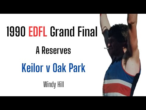 Keilor v Oak Park, 1990 EDFL Grand Final - A Reserves football.