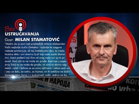 BEZ USTRUČAVANJA - Milan Stamatović: Aleksandar Vučić gde god se pojavio iza njega je ostala pustoš!