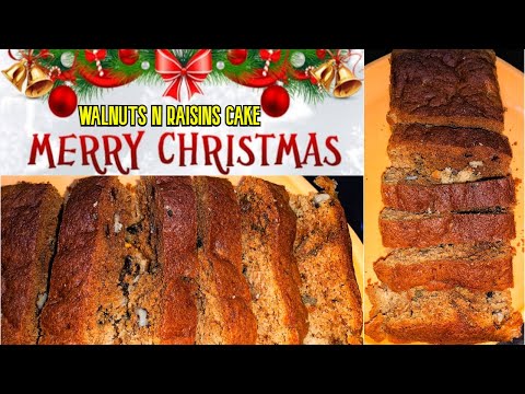 PAKWAAN #303 - WALNUTS AND RAISINS CAKE | CHRISTMAS SPECIAL | अखरोट और किशमिश से बना स्वादिष्ट केक