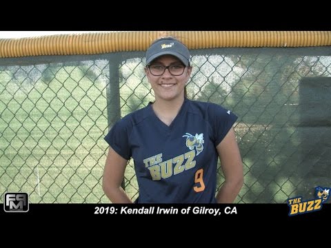 2019 Kendall Irwin First Base and Outfield Softball Skills Video - Buzz
