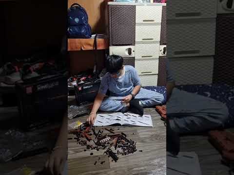 First Vlog: Challenge for my kid...Assemble a lego Mauser 98k Sniper Riffle