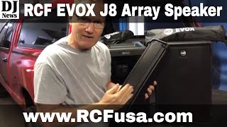 Video thumbnail for A Look At The #RCF_Audio EVOX J8 Array DJ Speaker with John Young of the Disc Jockey News by discjockeynews