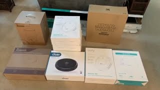 Selling a bunch of my robot vacuums Reviews and which robots am I keeping? iRobot DSER EUFY Samsung