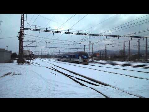 Příjezd vlaku Os 7009 (ČD 844.004) - Chomutov, 13. 3. 2013
