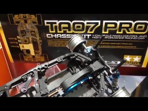 Tamiya TA07 pro chassis at the Shizuoka Hobby Show 2016