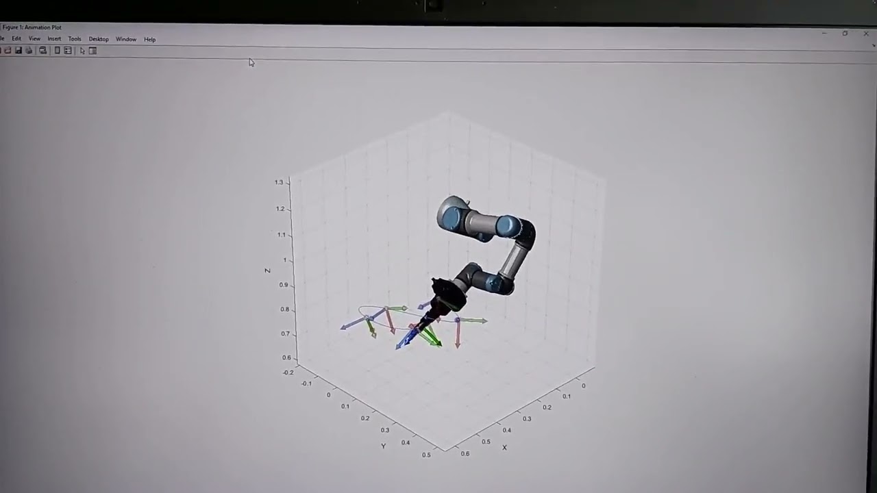 Controlling a UR3 robot arm using Python and MATLAB RTDE