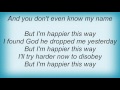 Splender - Happier This Way Lyrics