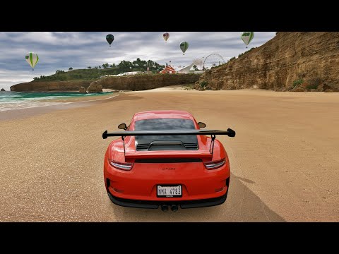 Goliath Without Brakes, Damaged Porsche GT3 RS Simulation - Forza Horizon 3