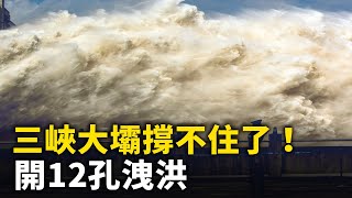 [黑特] 三峽大壩開12孔啦!!