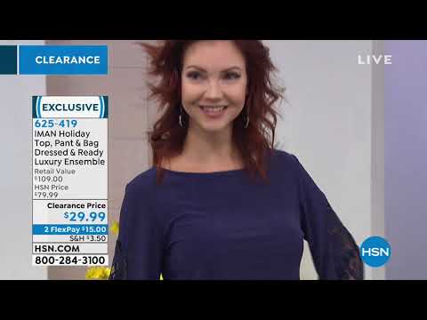 HSN | IMAN Global Chic Fashions Clearance 03.19.2019 - 06 AM