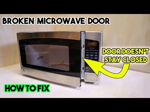 YouTube video about: How to fix a microwave door that won t close?