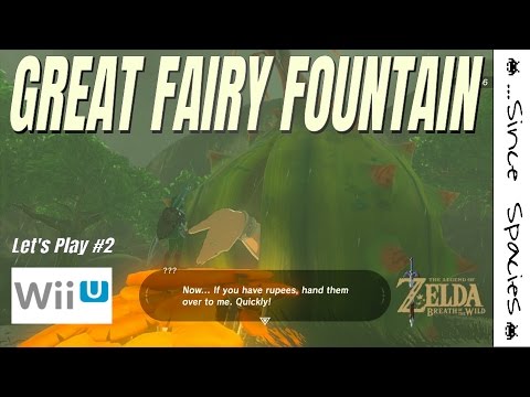 The Legend of Zelda: Breath of the Wild (Wii U) - Let's Play #2 - The Great Fairy Fountain