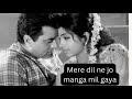 Mere Dil Ne Jo Manga Mil Gaya Rakhwala Lata Mangeshkar