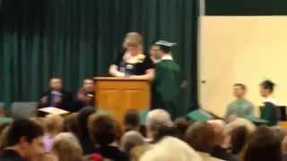 preview picture of video 'Michael West graduating at Lakeland Highschool'