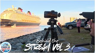 What It’s Like to Live Stream Cruise Ships | Port Canaveral | Behind the Stream 3