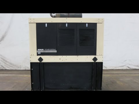 Kohler 60REOZJB 62 kW diesel generator, John Deere EPA Tier 2 engine, 221 Hrs, Yr 2008 - CSDG # 2839