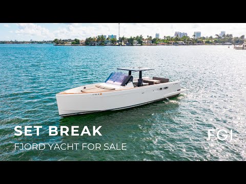 Walkthrough tour aboard SET BREAK Yacht for Sale by Fjord Yachts