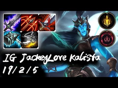 IG JackeyLove Grandmaster Kalista Bot vs Jinx | High Elo Replays