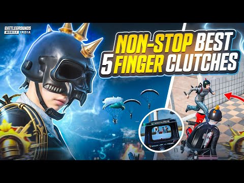 Fastest 5 Finger Player in BGMI ?1v4 Clutches BGMI - PUBG Mobile