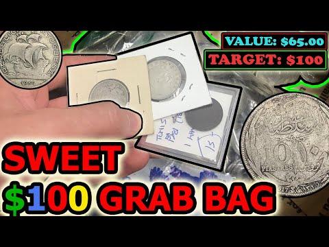 AWESOME $100 COIN GRAB BAG UNBOXING - Custom Loot Box Swap w/@Silverpicker (SILVER, OLD COINS, MORE)