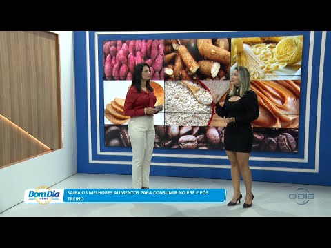 Saiba os melhores alimentos para consumir no pré e pós treino 08 05 2023