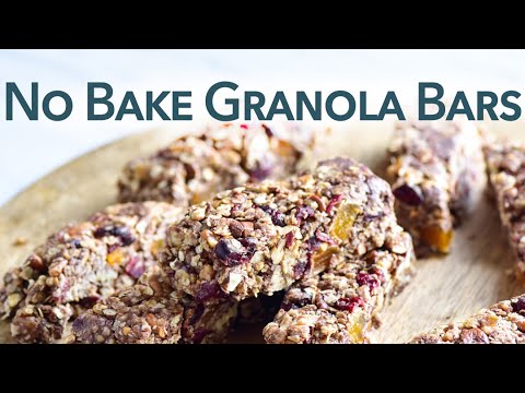 No Bake Granola Bars w Peanut Butter