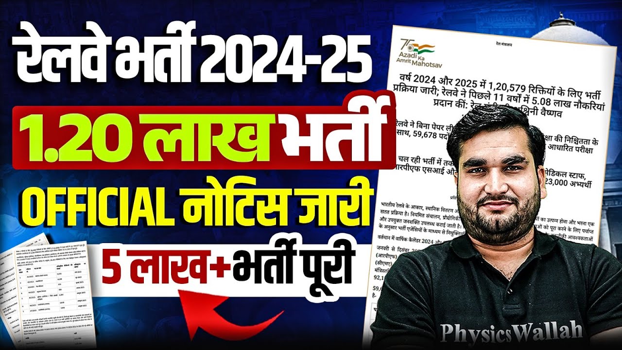 Railway New Vacancy 2025 | Railway Vacancy Update | Railway Bharti 2026 | Railway Recruitment Update