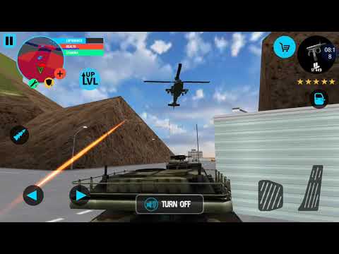 Rope Hero Vice Town 2 Fight Between Army Tank vs Army Helicopter
