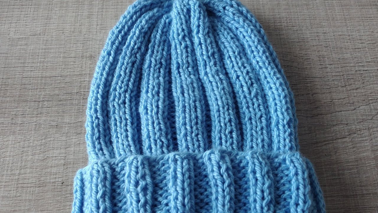 TOUCA EM TRICÔ...adulto....muito fácil.. #INICIANTES