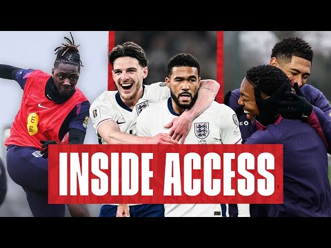 Reece James' Free-kick Stuns Wembley, Eze & Gibbs-White Go Head-to-Head in Training | Inside Access