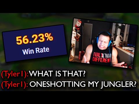 I tried the HIGHEST Winrate Mid Laner but also faced TYLER1 and he got SUPER TILTED